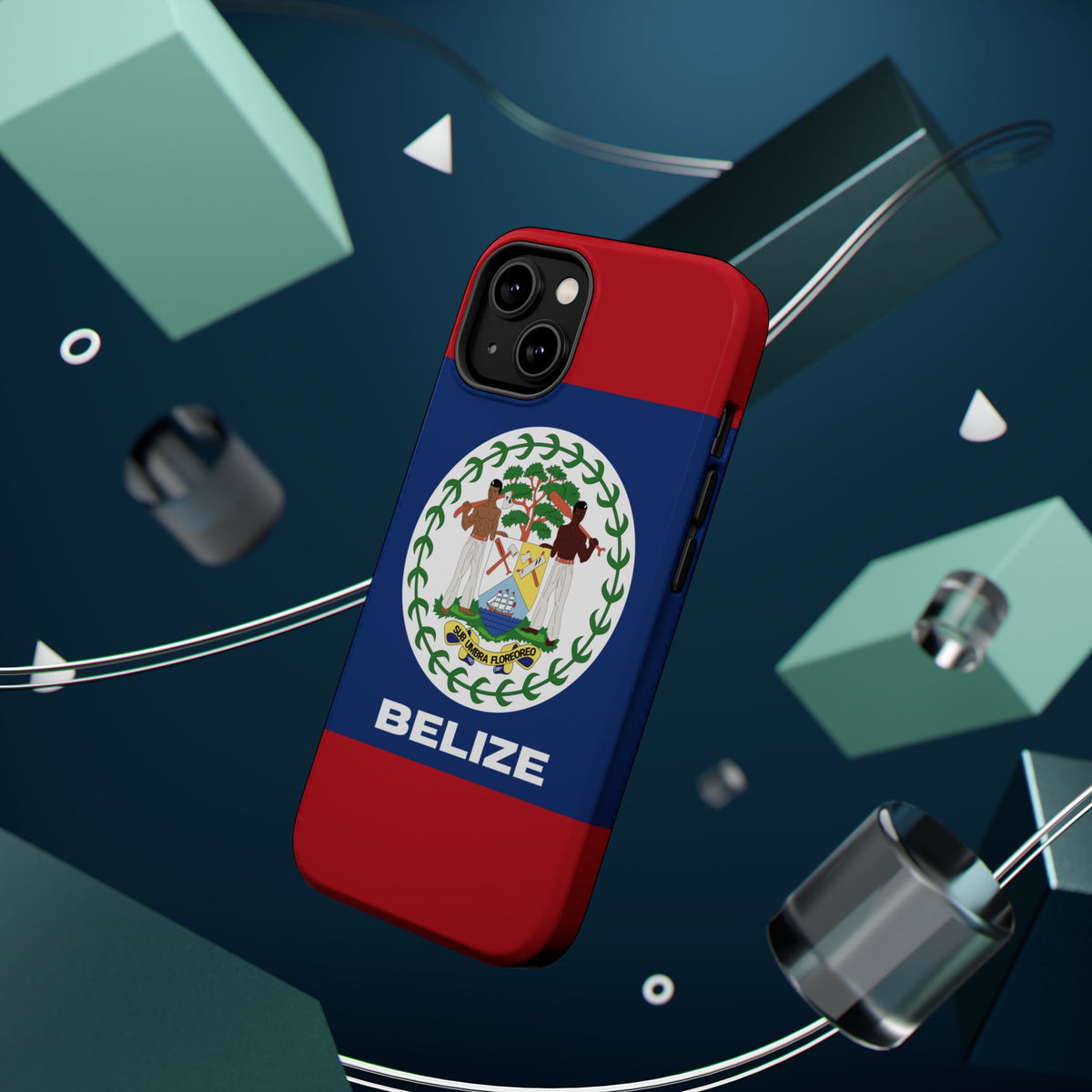 Belize Flag Magnetic Case - Irie Blues Boutique