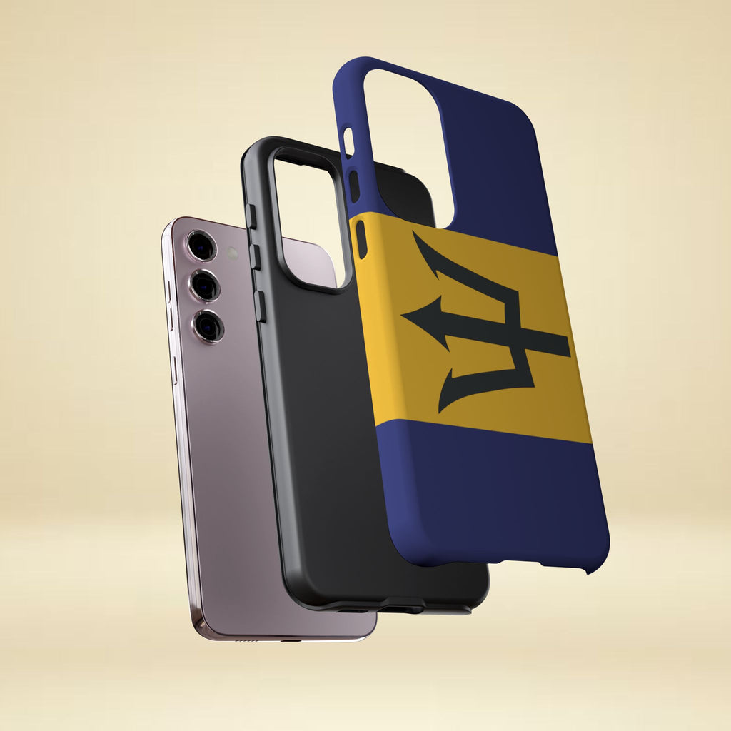 Barbados Flag Tough Phone Case - Irie Blues Boutique