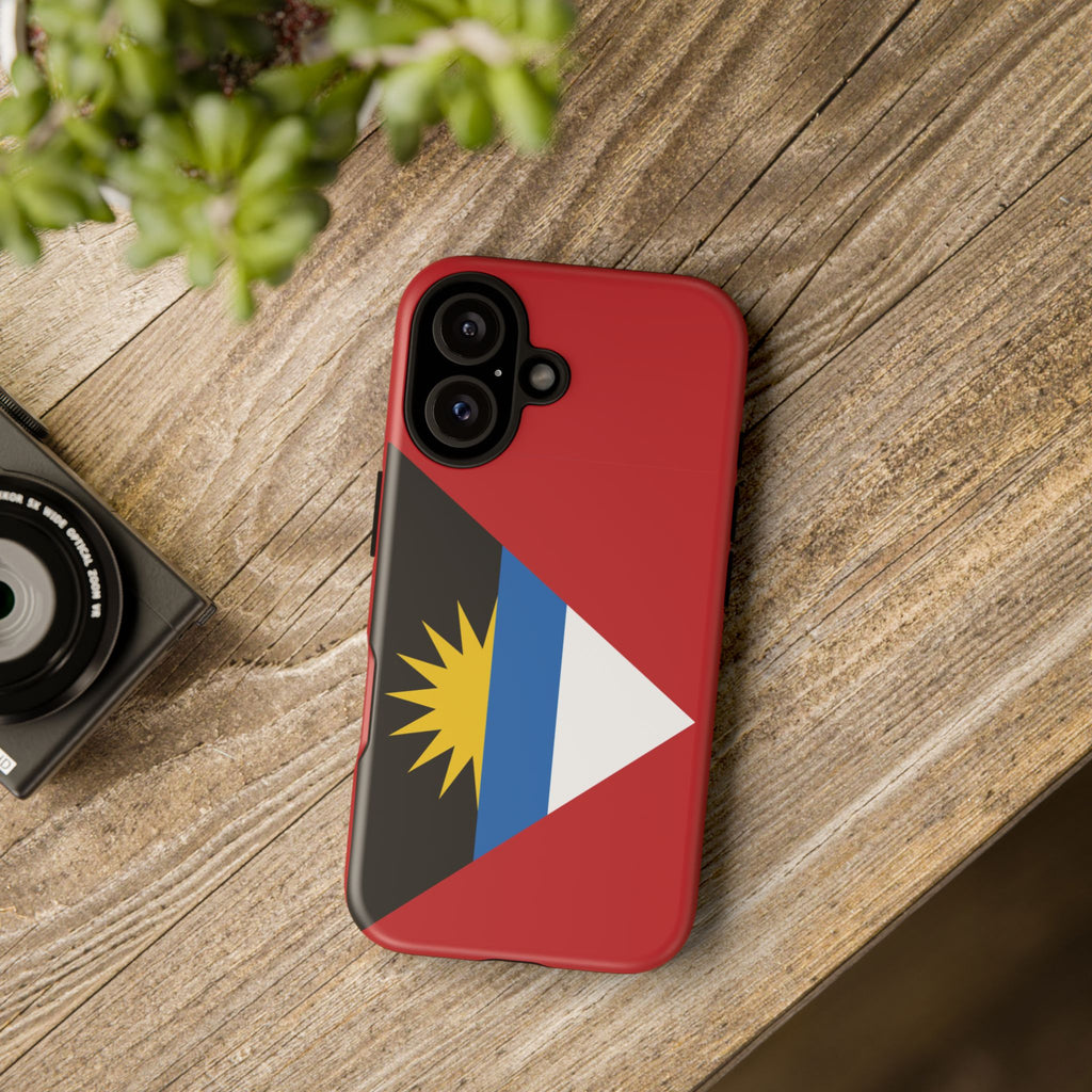 Antigua and Barbuda Flag Tough Phone Case - Irie Blues Boutique