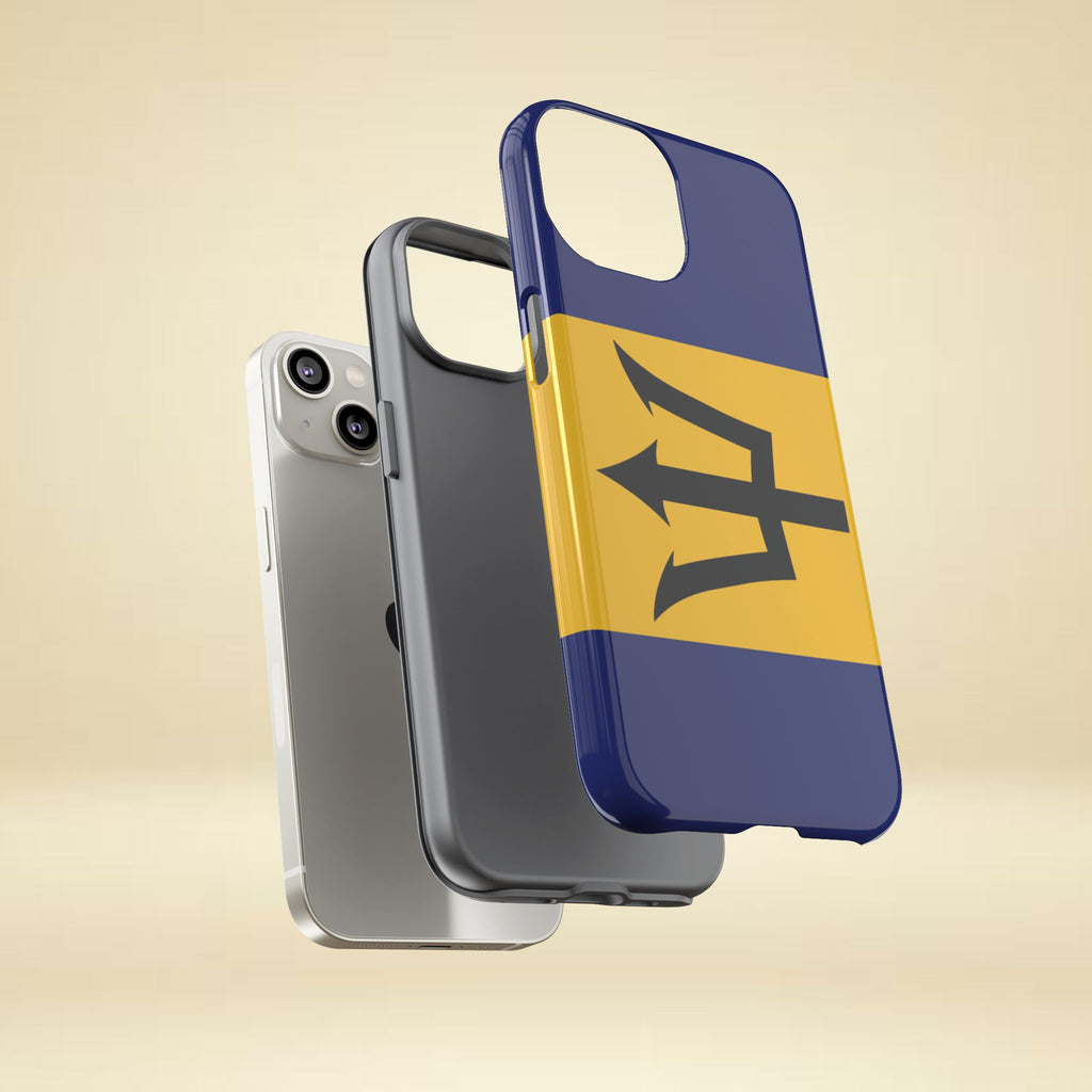 Barbados Flag Tough Phone Case - Irie Blues Boutique