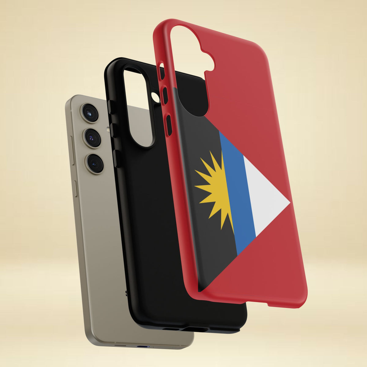 Antigua and Barbuda Flag Tough Phone Case - Irie Blues Boutique