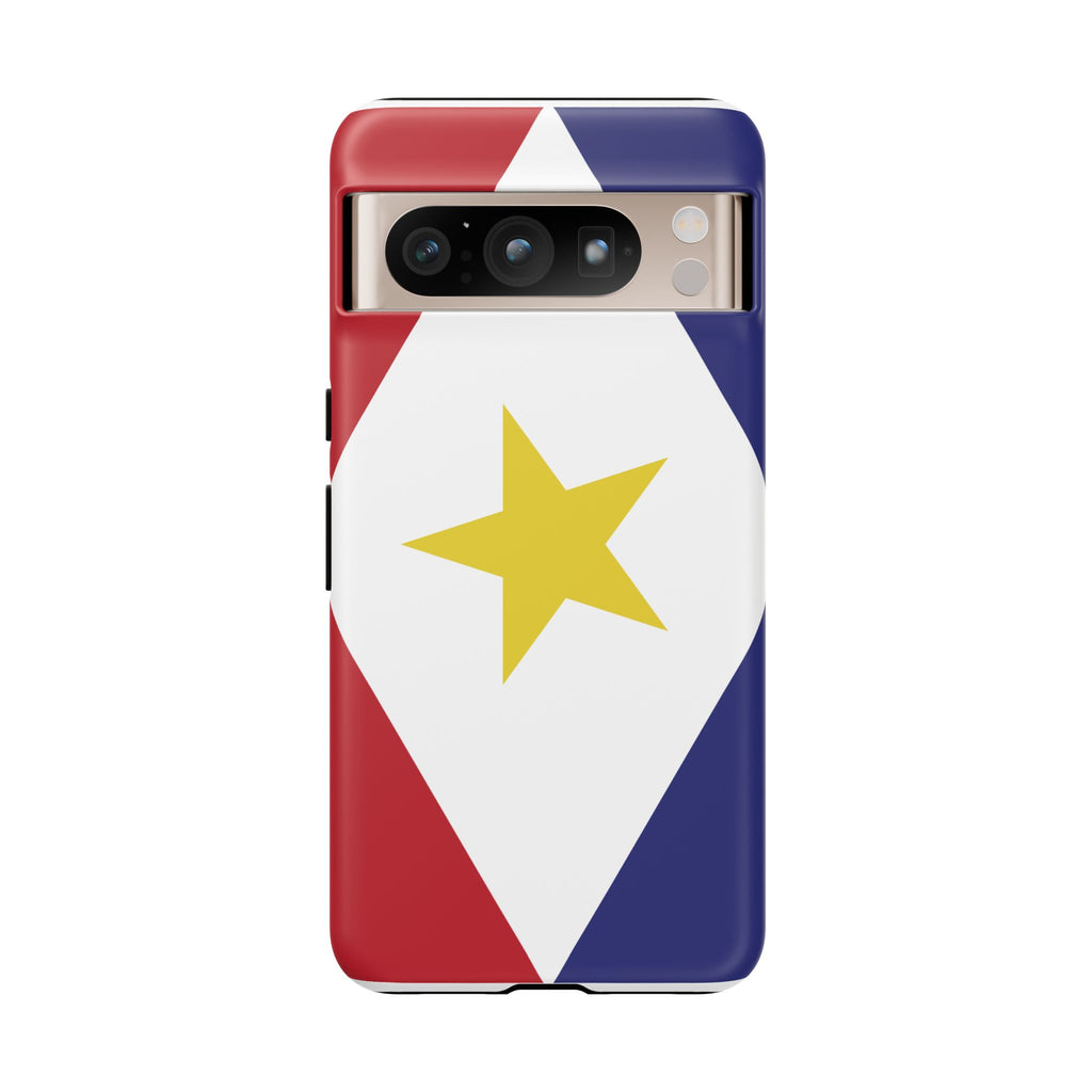 Saba Flag Tough Phone Case - Irie Blues Boutique