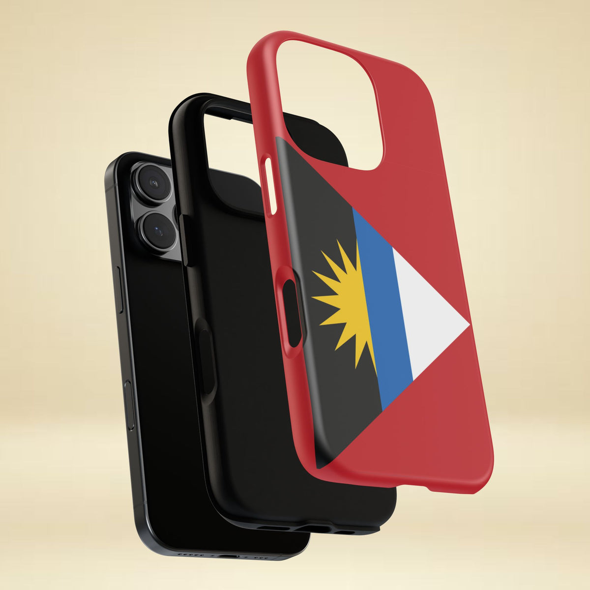 Antigua and Barbuda Flag Tough Phone Case - Irie Blues Boutique