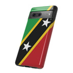 Saint Kitts and Nevis Flag Tough Phone Case - Irie Blues Boutique