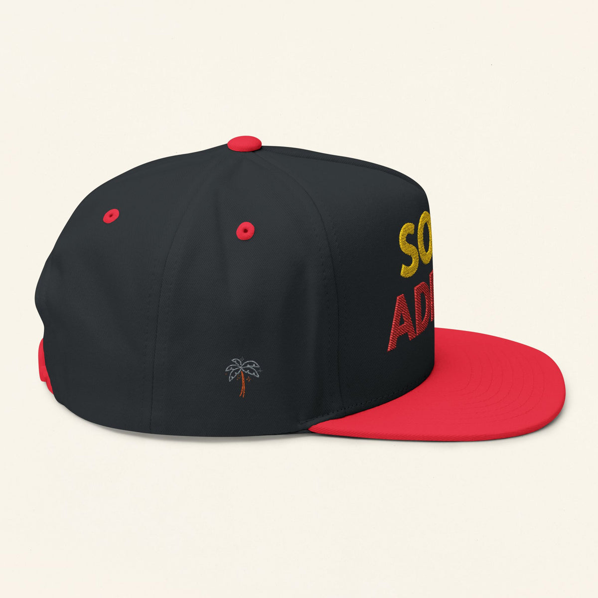 Soca Addict Cap - Flat Bill Snapback, Festival Gear, Summer Vibes, Unique Gift for Music Lovers, Trendy Hat for Parties - Irie Blues Boutique