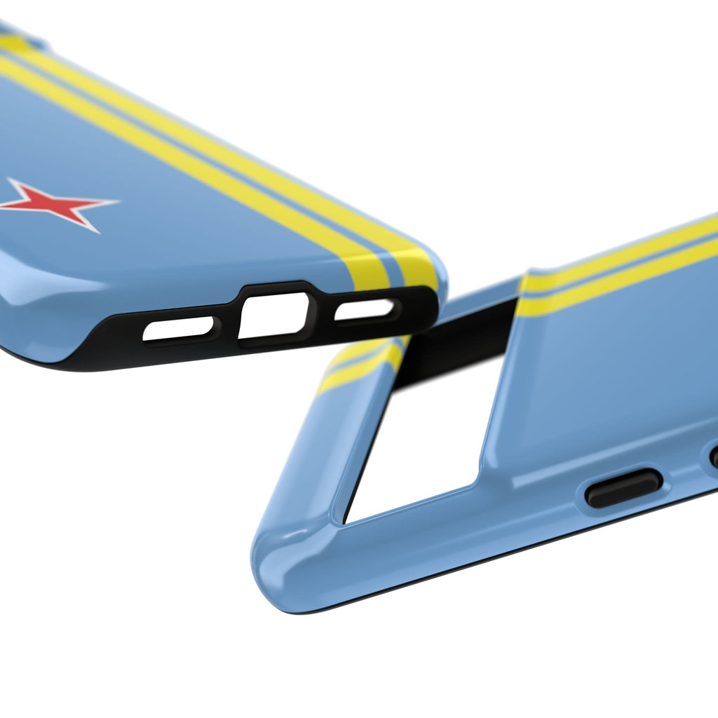 Aruba Flag Tough Phone Case - Irie Blues Boutique