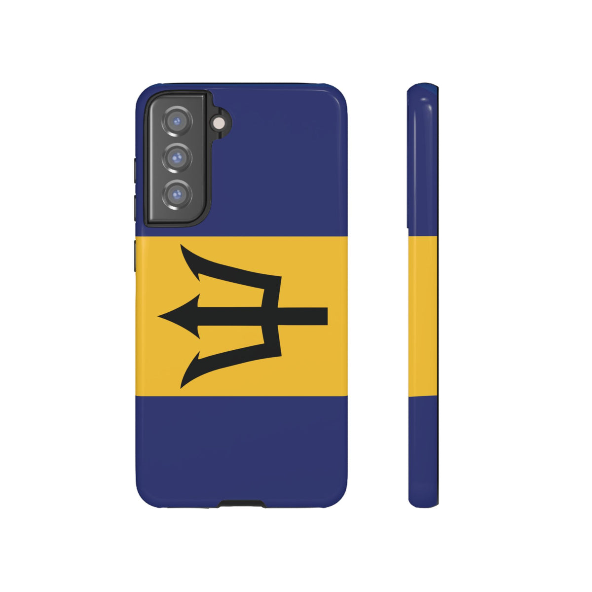 Barbados Flag Tough Phone Case - Irie Blues Boutique