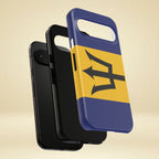 Barbados Flag Tough Phone Case - Irie Blues Boutique