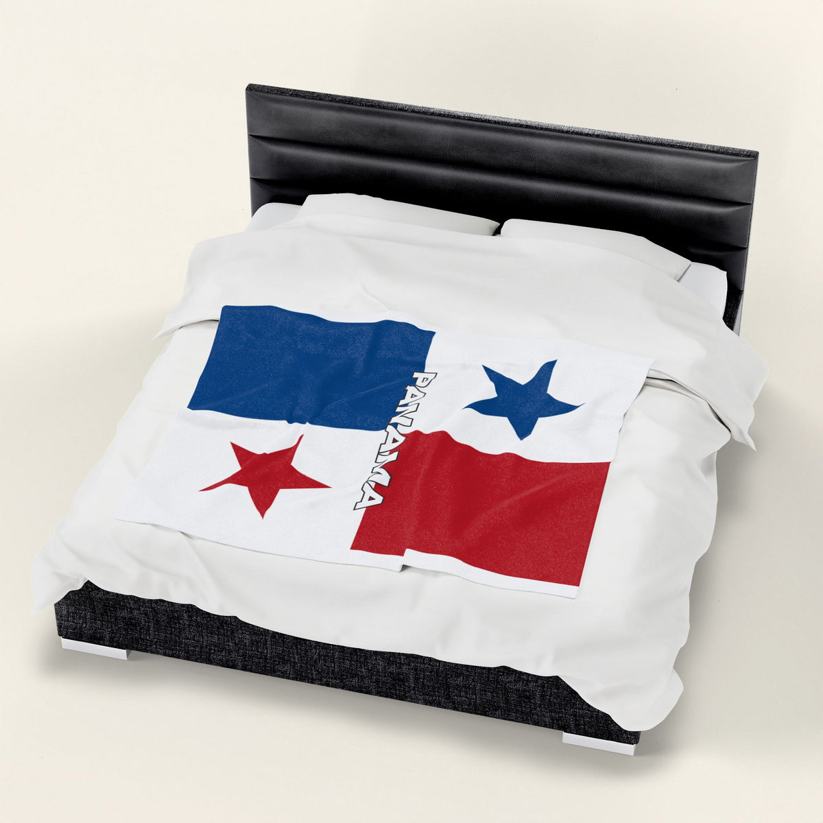 Panama Flag Velveteen Plush Blanket - Irie Blues Boutique