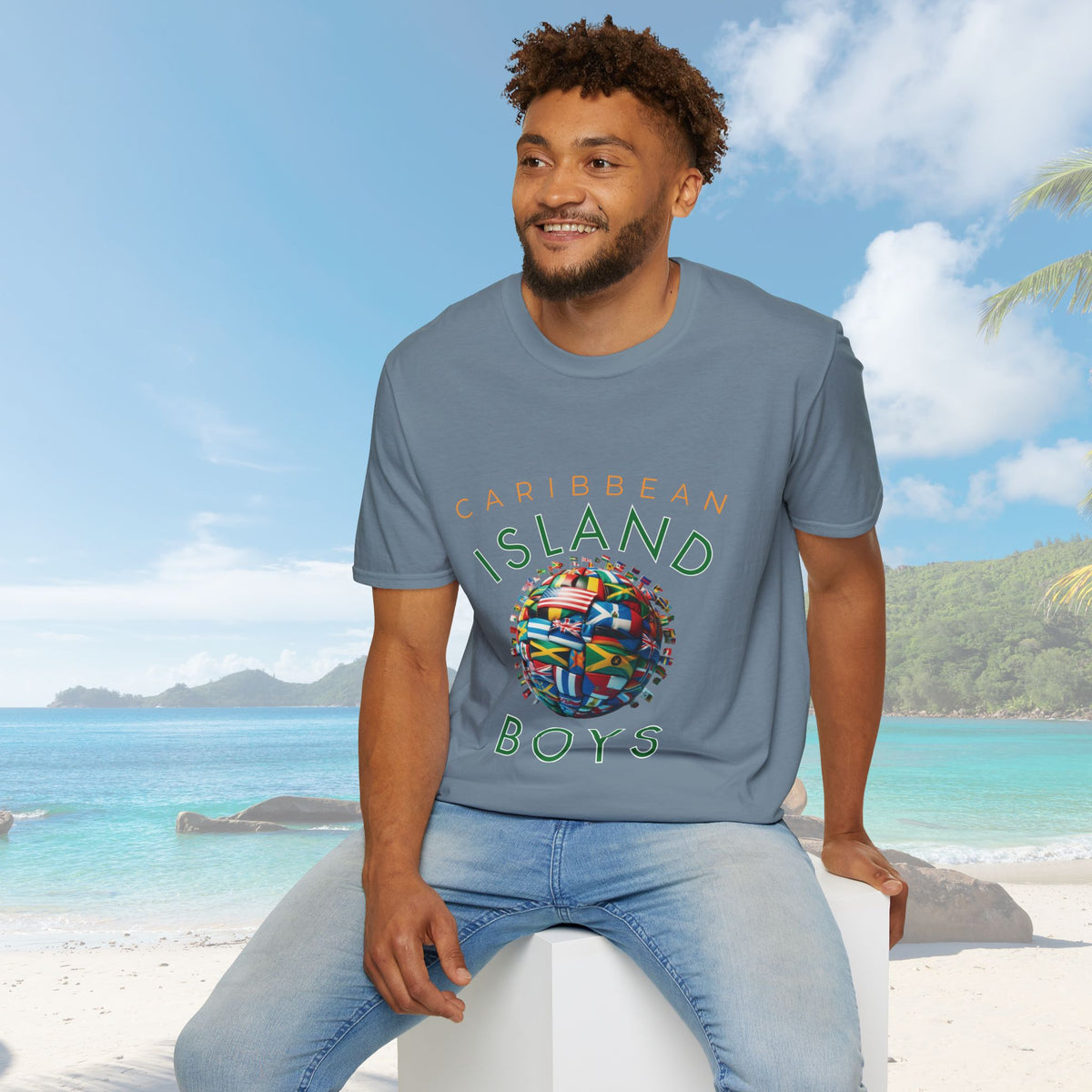 Caribbean Island Boys Shirt - Irie Blues Boutique