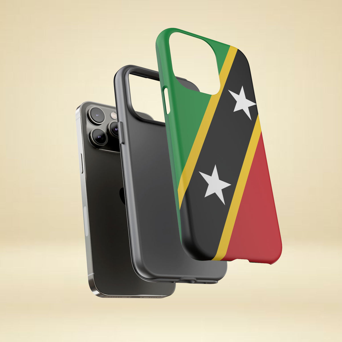 Saint Kitts and Nevis Flag Tough Phone Case - Irie Blues Boutique