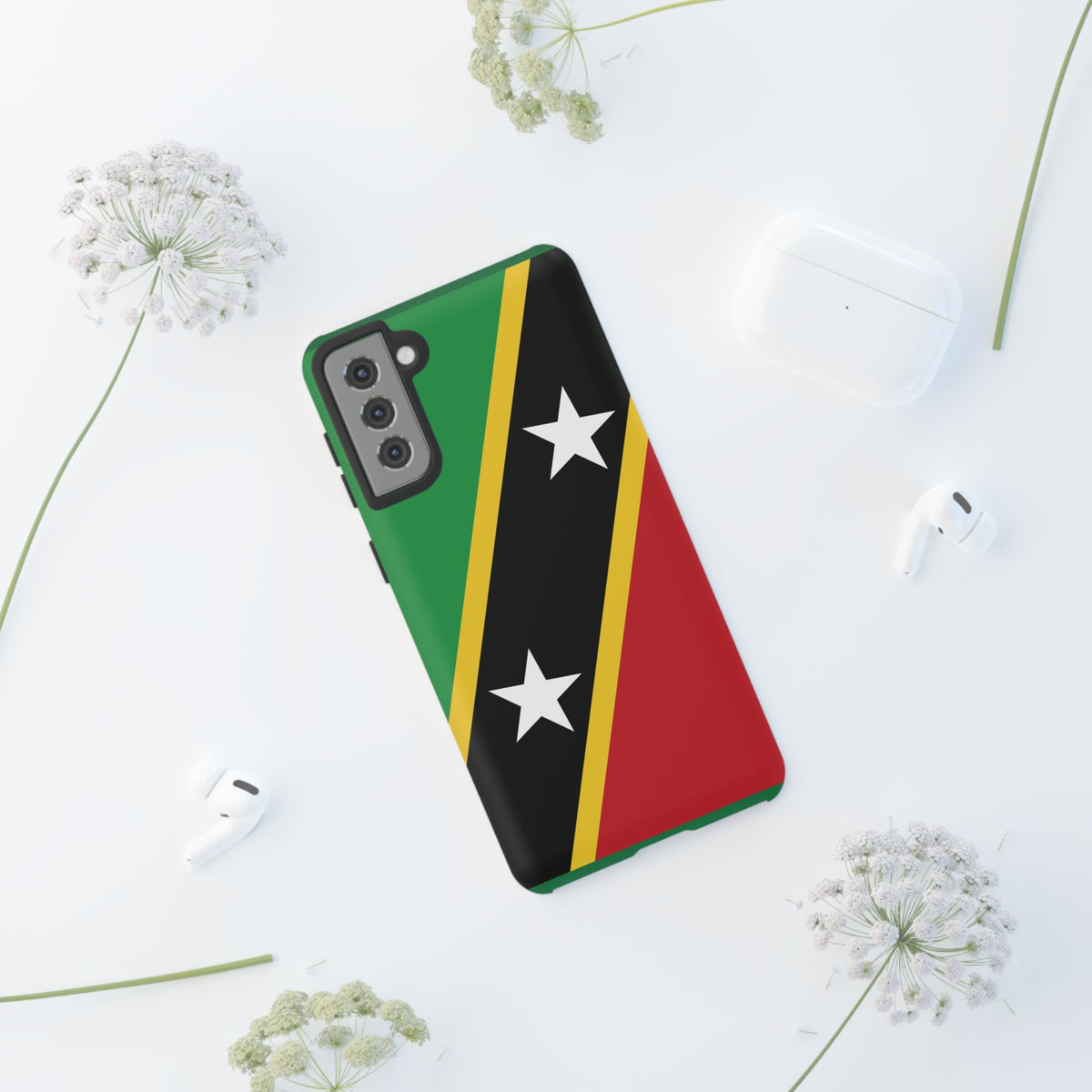 Saint Kitts and Nevis Flag Tough Phone Case - Irie Blues Boutique