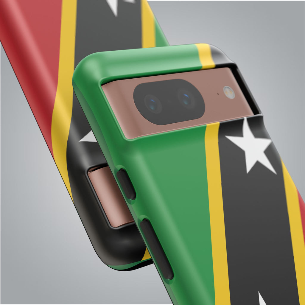 Saint Kitts and Nevis Flag Tough Phone Case - Irie Blues Boutique