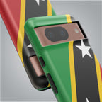Saint Kitts and Nevis Flag Tough Phone Case - Irie Blues Boutique