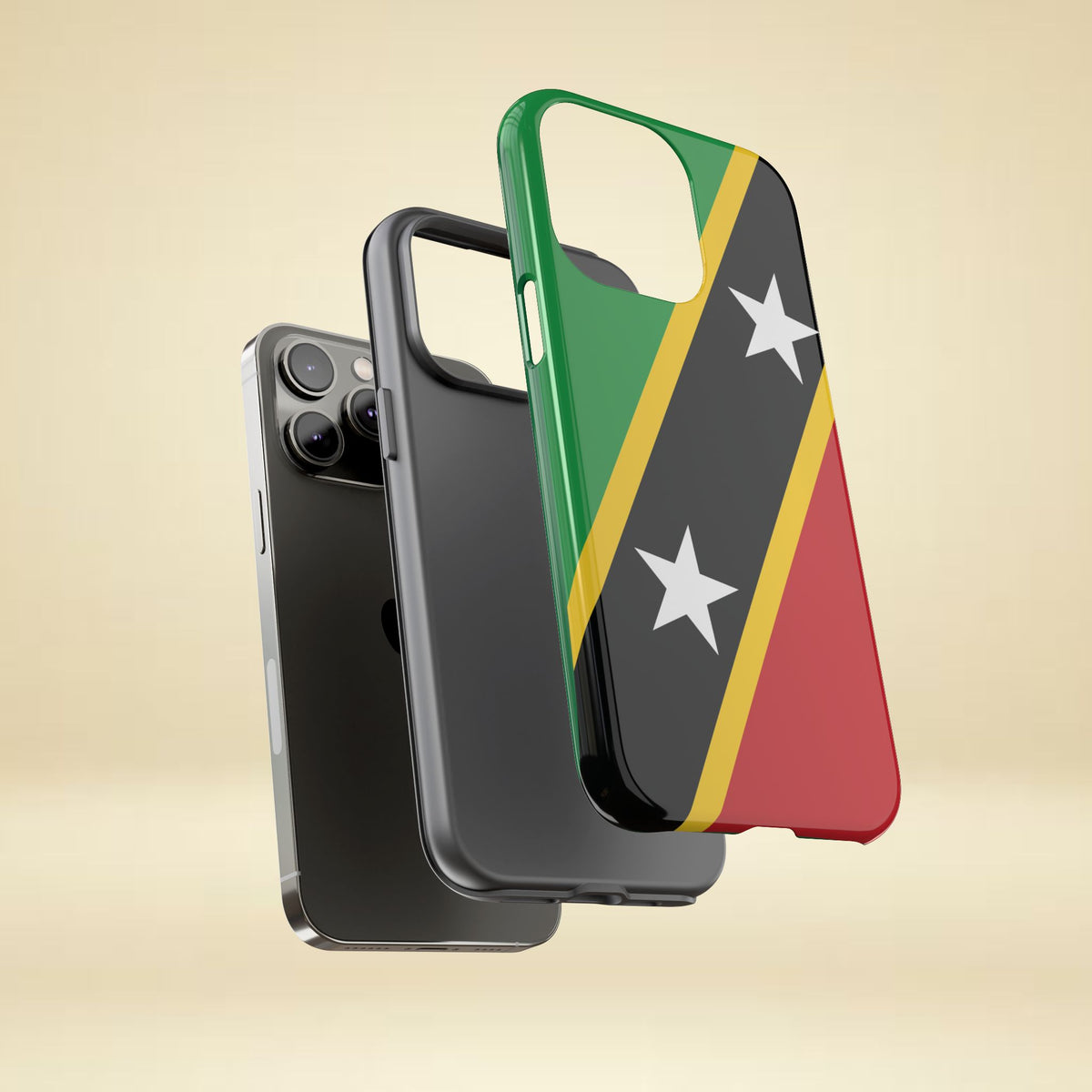 Saint Kitts and Nevis Flag Tough Phone Case - Irie Blues Boutique