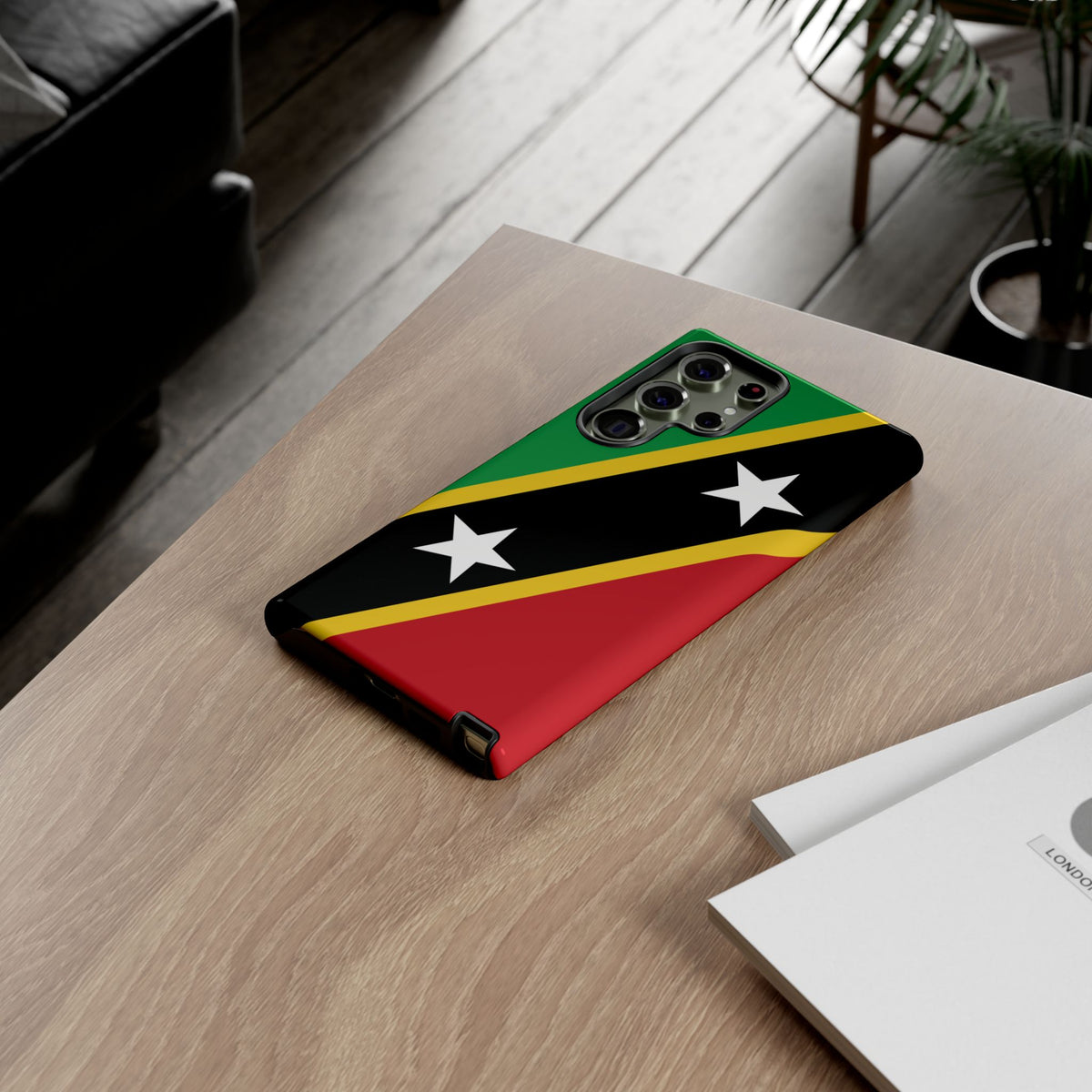 Saint Kitts and Nevis Flag Tough Phone Case - Irie Blues Boutique