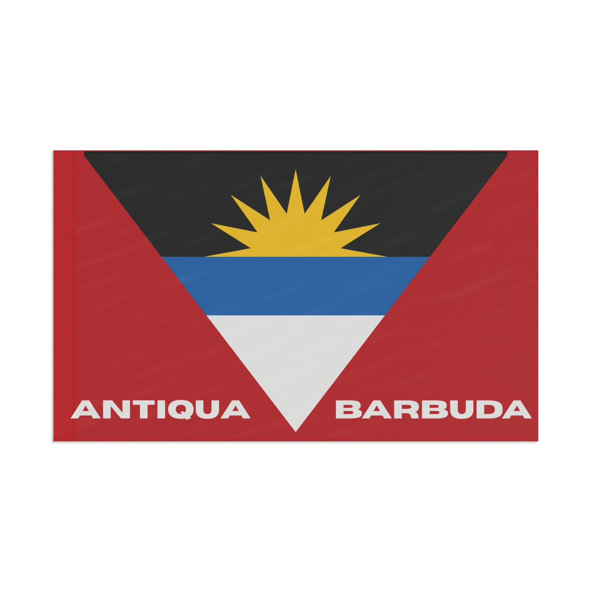 Antigua and Barbuda Flag Wall Art - Irie Blues Boutique