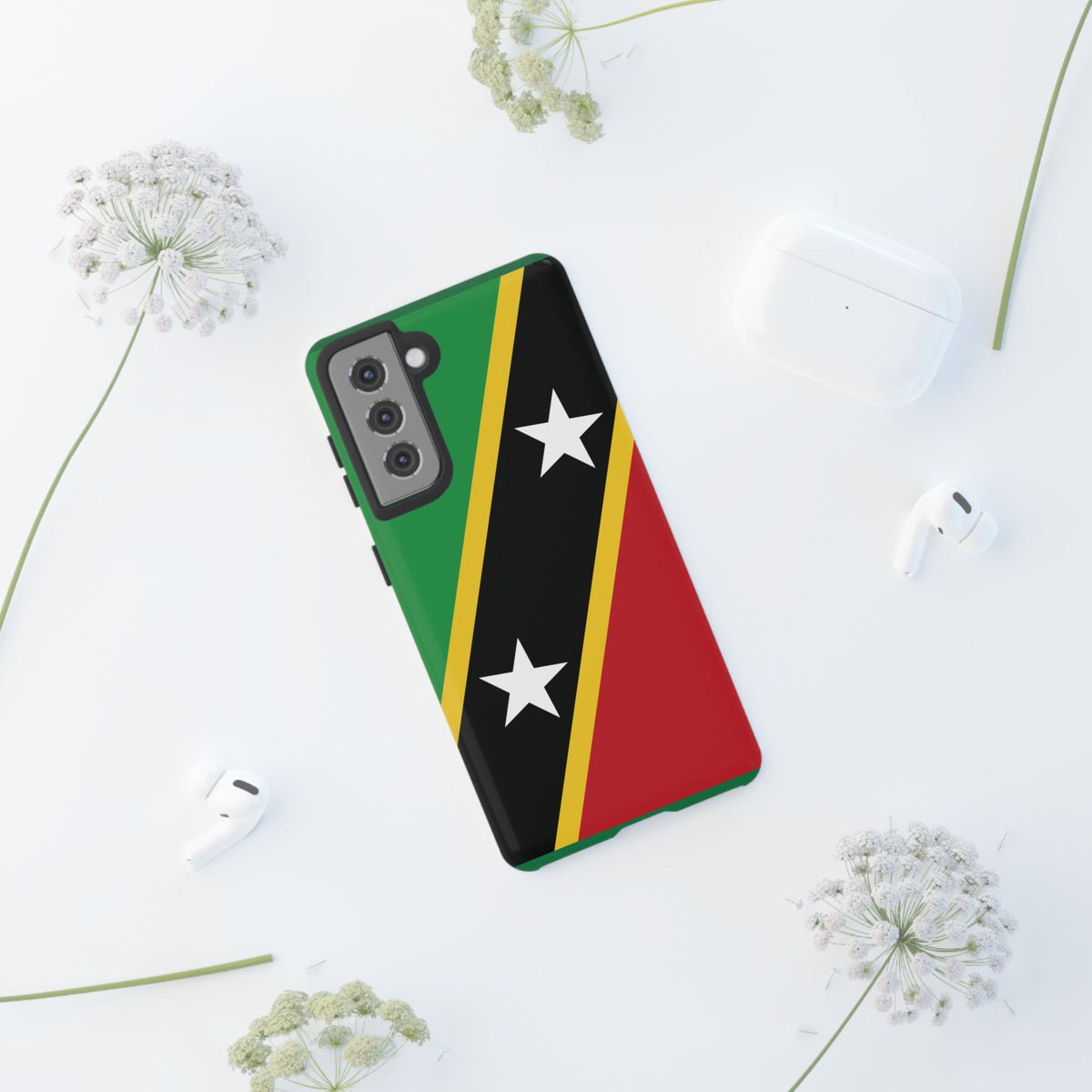 Saint Kitts and Nevis Flag Tough Phone Case - Irie Blues Boutique