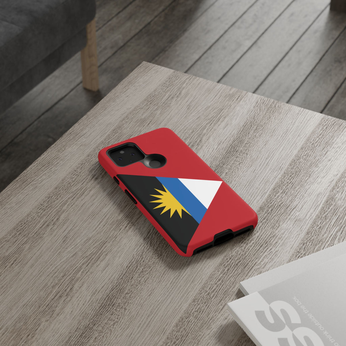 Antigua and Barbuda Flag Tough Phone Case - Irie Blues Boutique