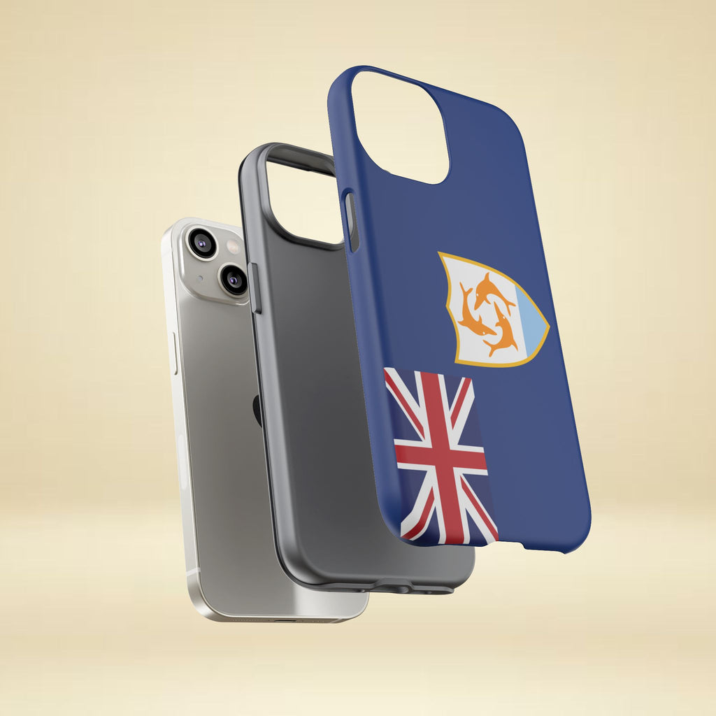Anguilla Flag Tough Phone Case - Irie Blues Boutique