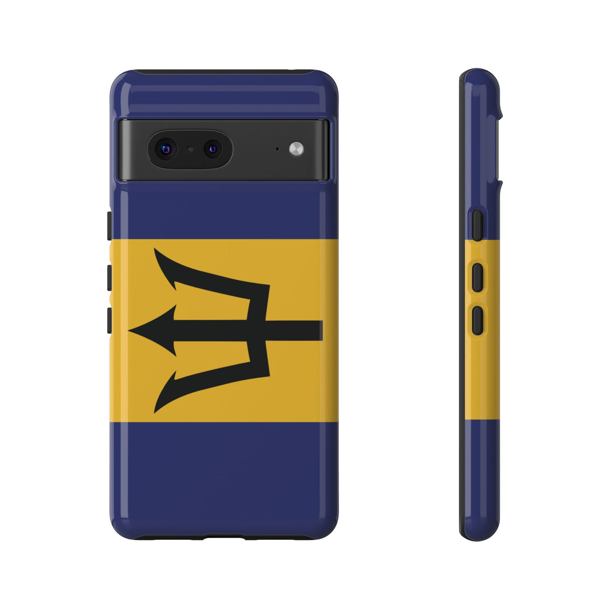 Barbados Flag Tough Phone Case - Irie Blues Boutique