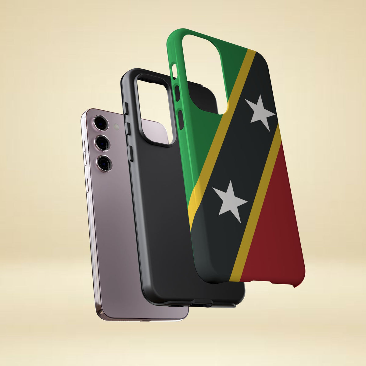 Saint Kitts and Nevis Flag Tough Phone Case - Irie Blues Boutique