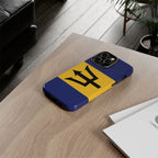 Barbados Flag Tough Phone Case - Irie Blues Boutique