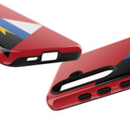 Antigua and Barbuda Flag Tough Phone Case - Irie Blues Boutique