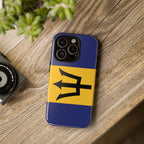 Barbados Flag Tough Phone Case - Irie Blues Boutique