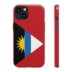 Antigua and Barbuda Flag Tough Phone Case - Irie Blues Boutique