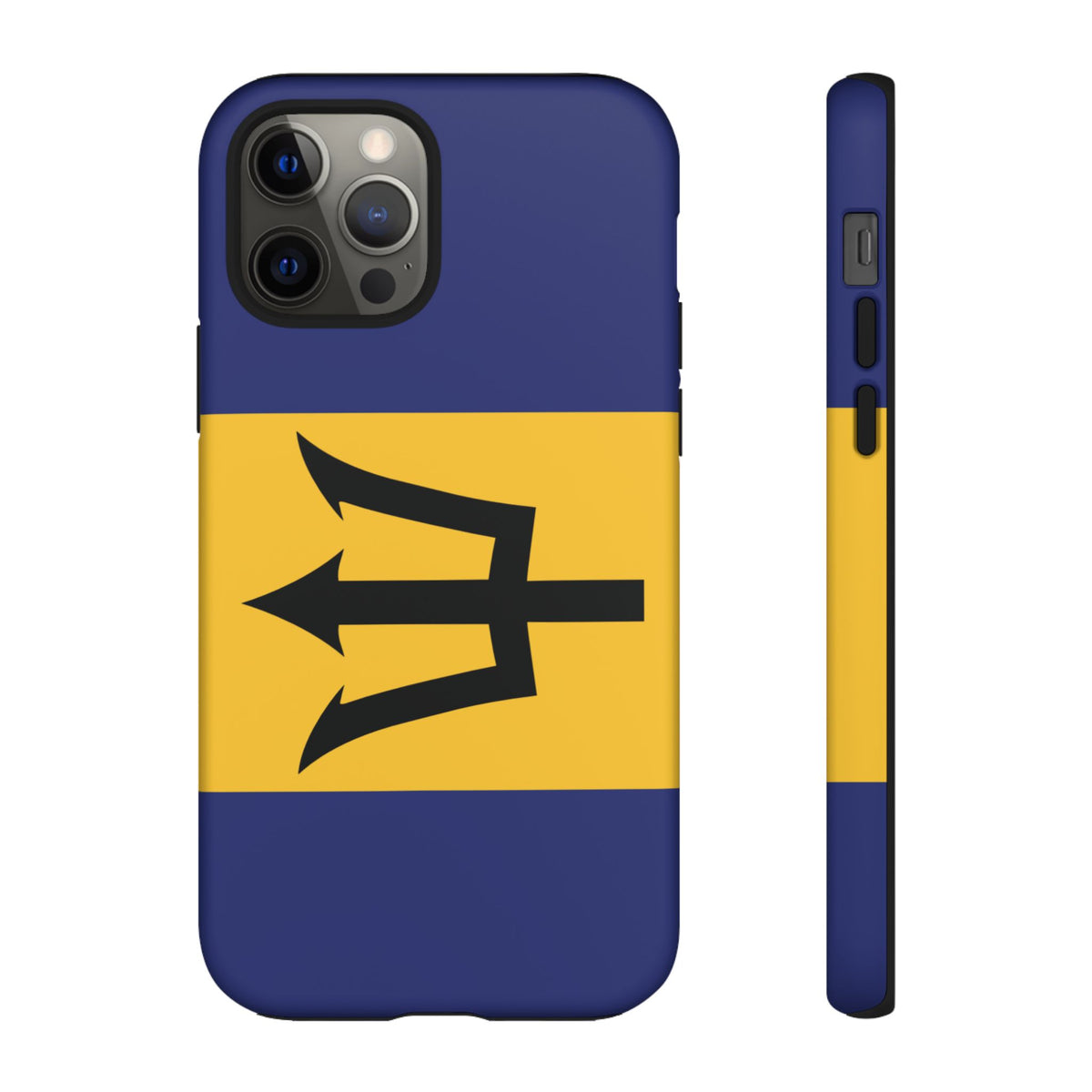 Barbados Flag Tough Phone Case - Irie Blues Boutique