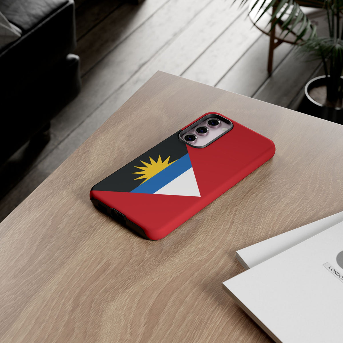 Antigua and Barbuda Flag Tough Phone Case - Irie Blues Boutique