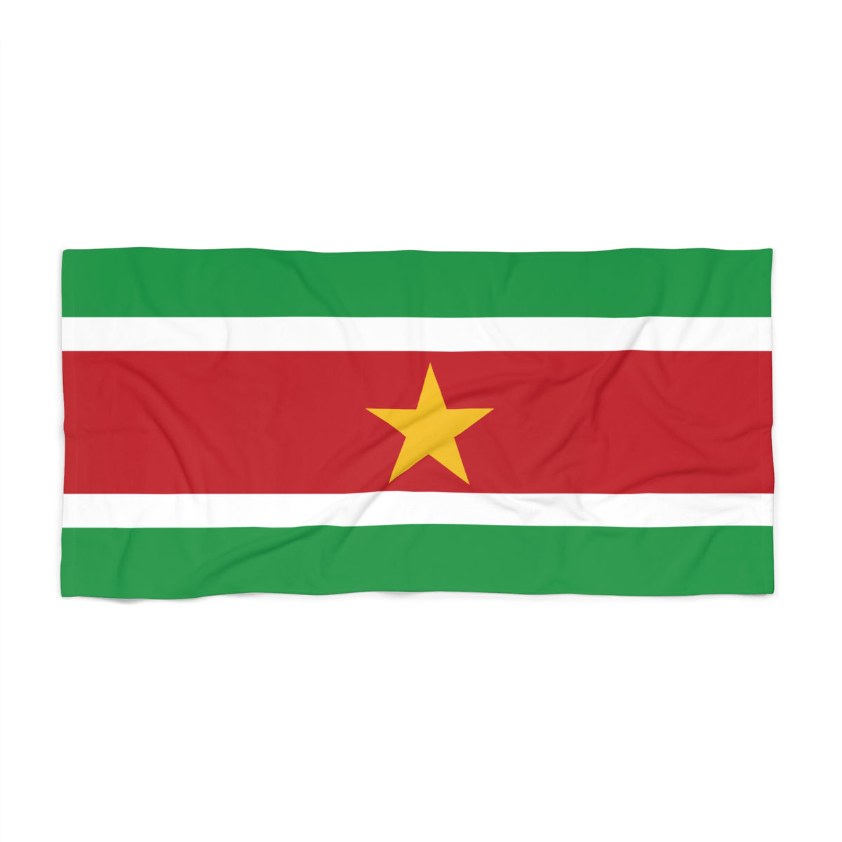 Suriname Flag Beach Towel