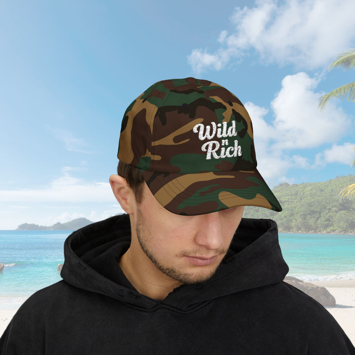 Wild n Rich, Stylish Gift for Dads, Outdoor Adventures, Casual Wear, Father's Day, Trendy Hat - Irie Blues Boutique