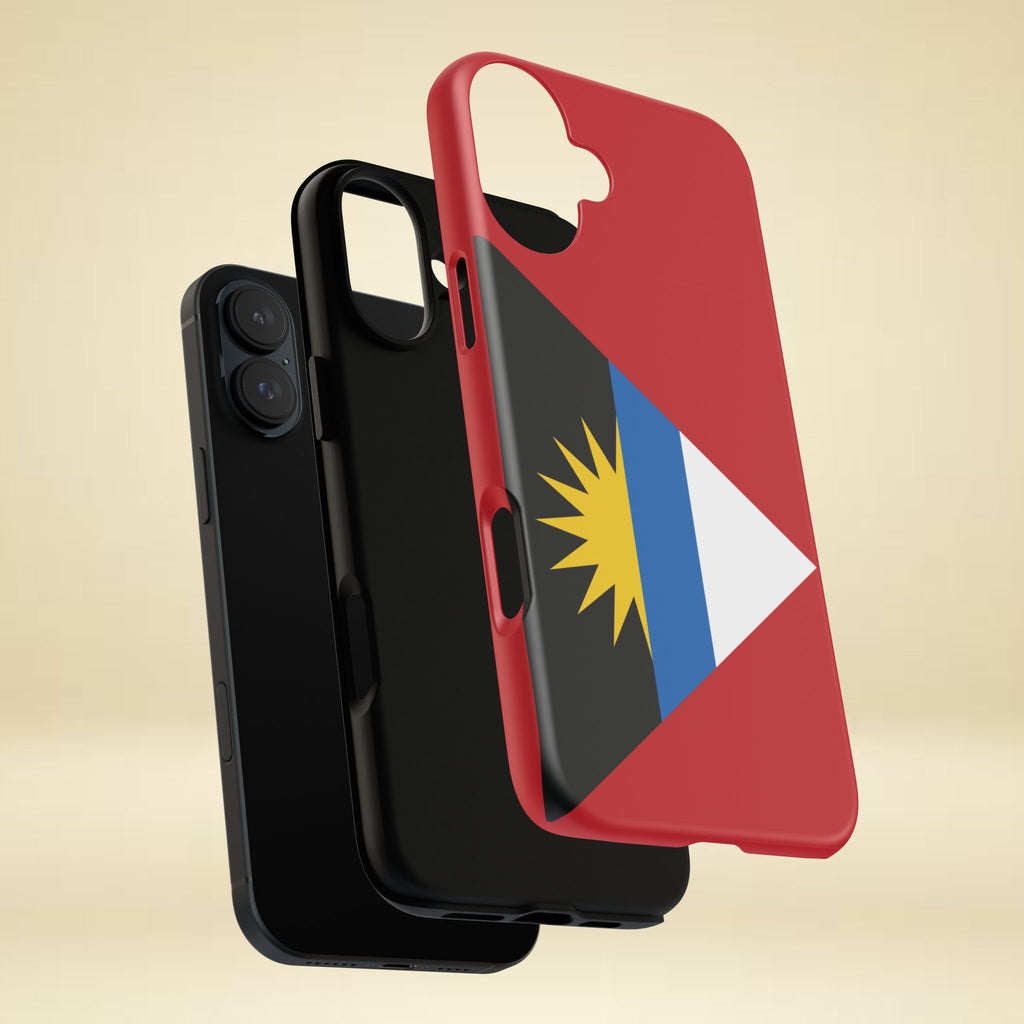 Antigua and Barbuda Flag Tough Phone Case - Irie Blues Boutique