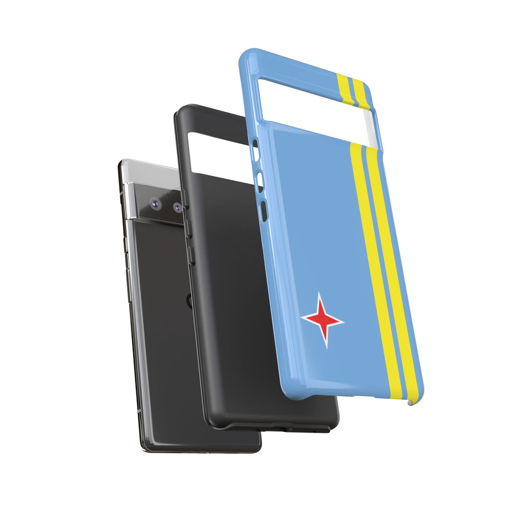 Aruba Flag Tough Phone Case - Irie Blues Boutique