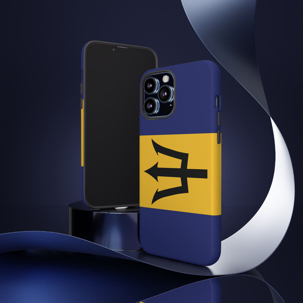 Barbados Flag Tough Phone Case - Irie Blues Boutique