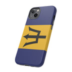 Barbados Flag Tough Phone Case - Irie Blues Boutique