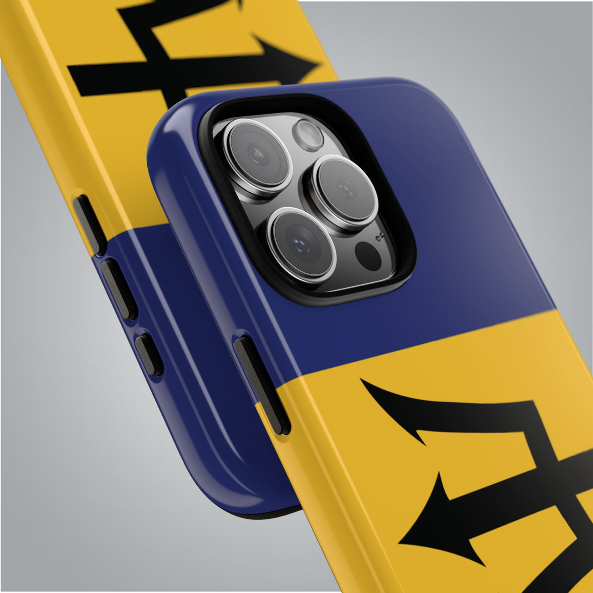 Barbados Flag Tough Phone Case - Irie Blues Boutique