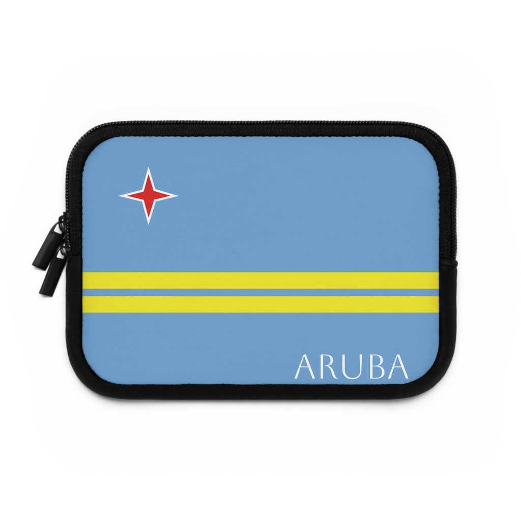 Aruba Flag Laptop Sleeve Case - Irie Blues Boutique