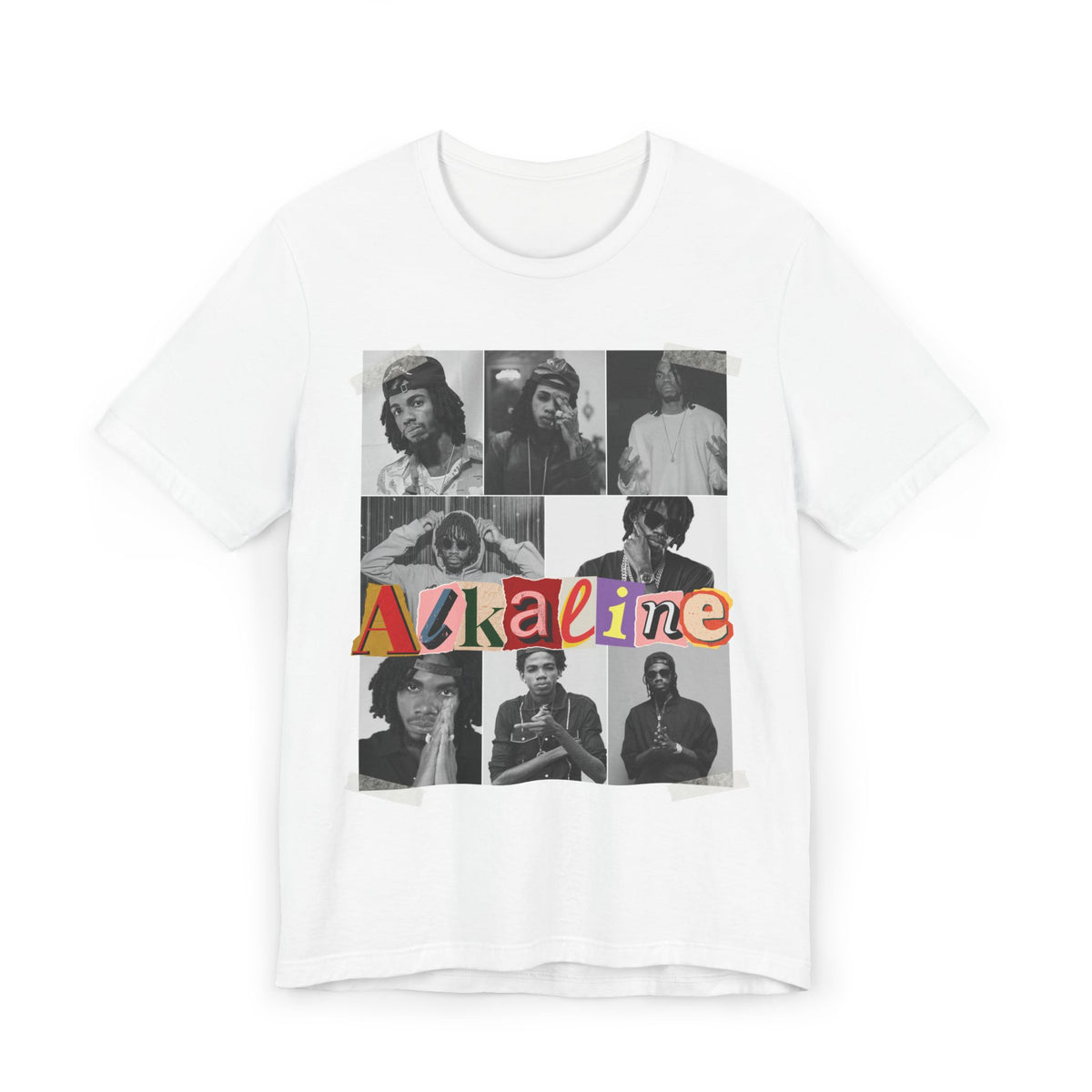 Alkaline If a No Me Then a Who Then Collage T-Shirt - Irie Blues Boutique