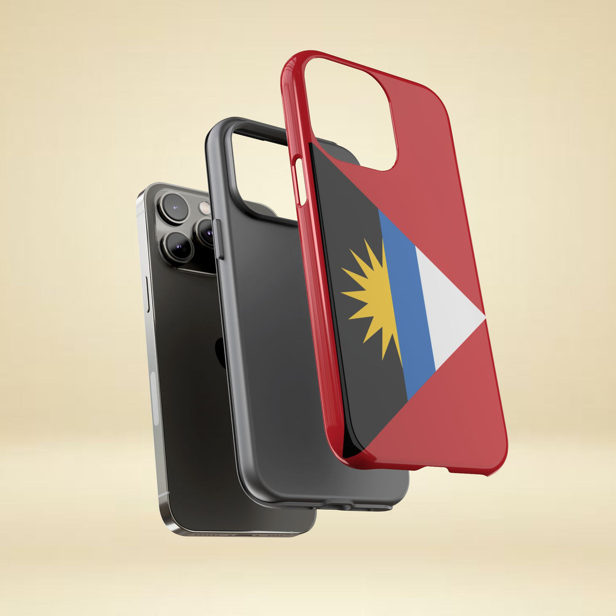 Antigua and Barbuda Flag Tough Phone Case - Irie Blues Boutique