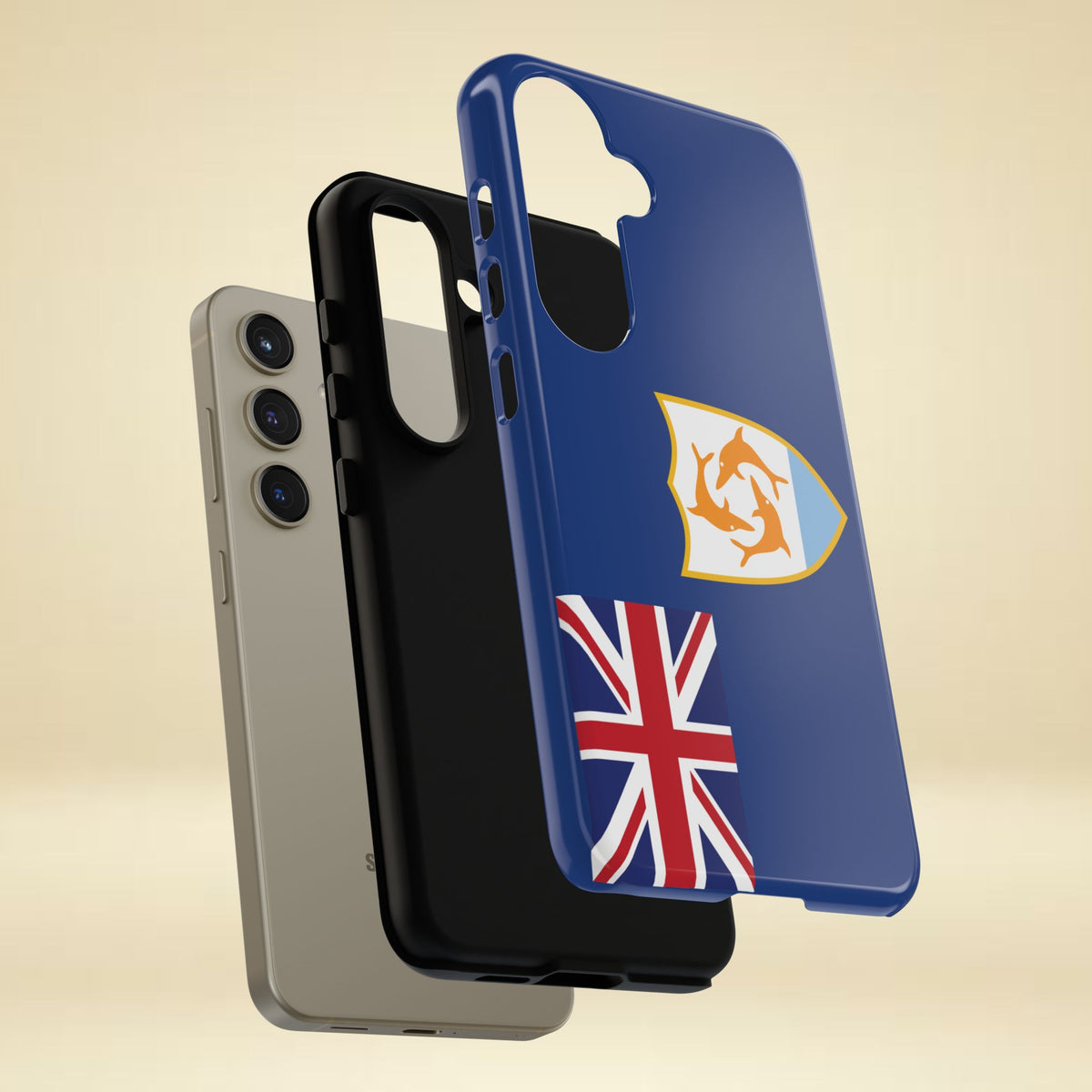 Anguilla Flag Tough Phone Case - Irie Blues Boutique