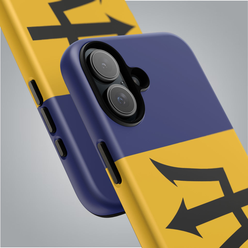 Barbados Flag Tough Phone Case - Irie Blues Boutique