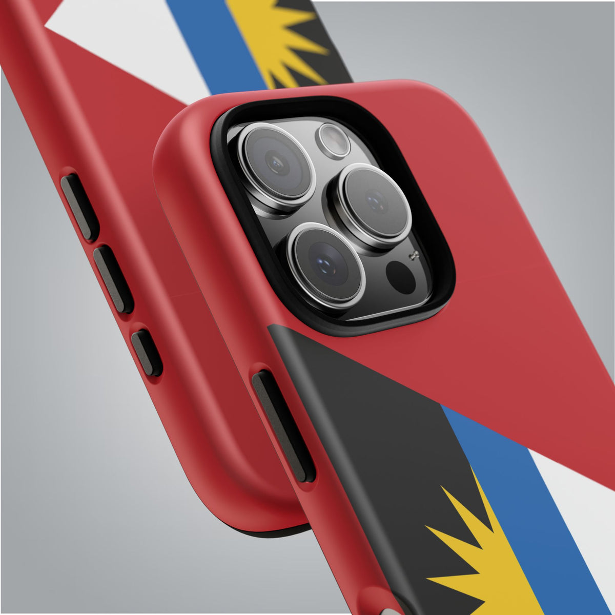 Antigua and Barbuda Flag Tough Phone Case - Irie Blues Boutique