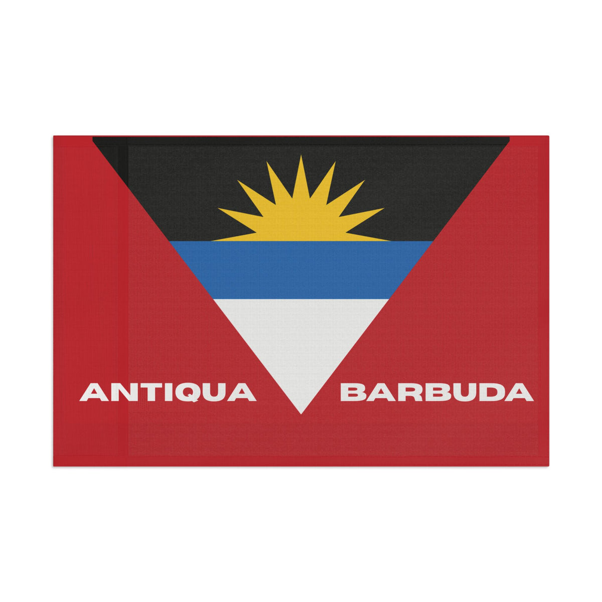 Antigua and Barbuda Flag Wall Art - Irie Blues Boutique