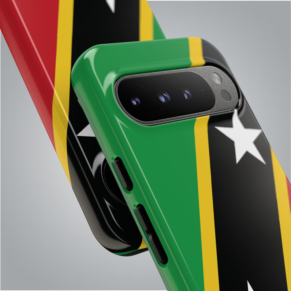Saint Kitts and Nevis Flag Tough Phone Case - Irie Blues Boutique
