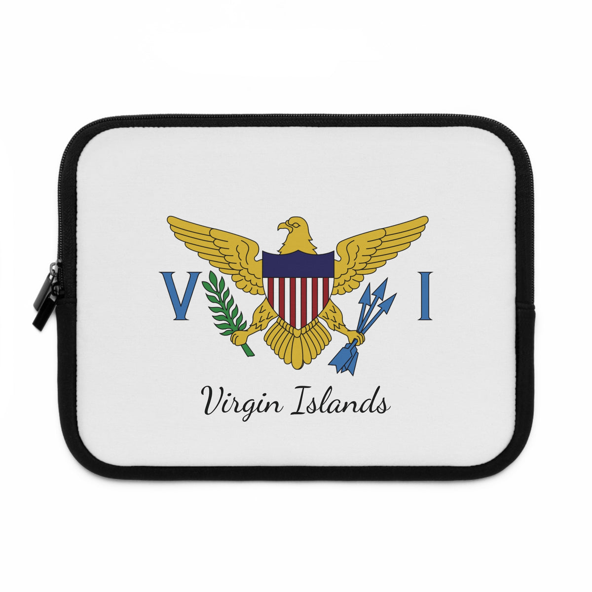 Virgin Islands Flag Laptop Sleeve Case - Irie Blues Boutique