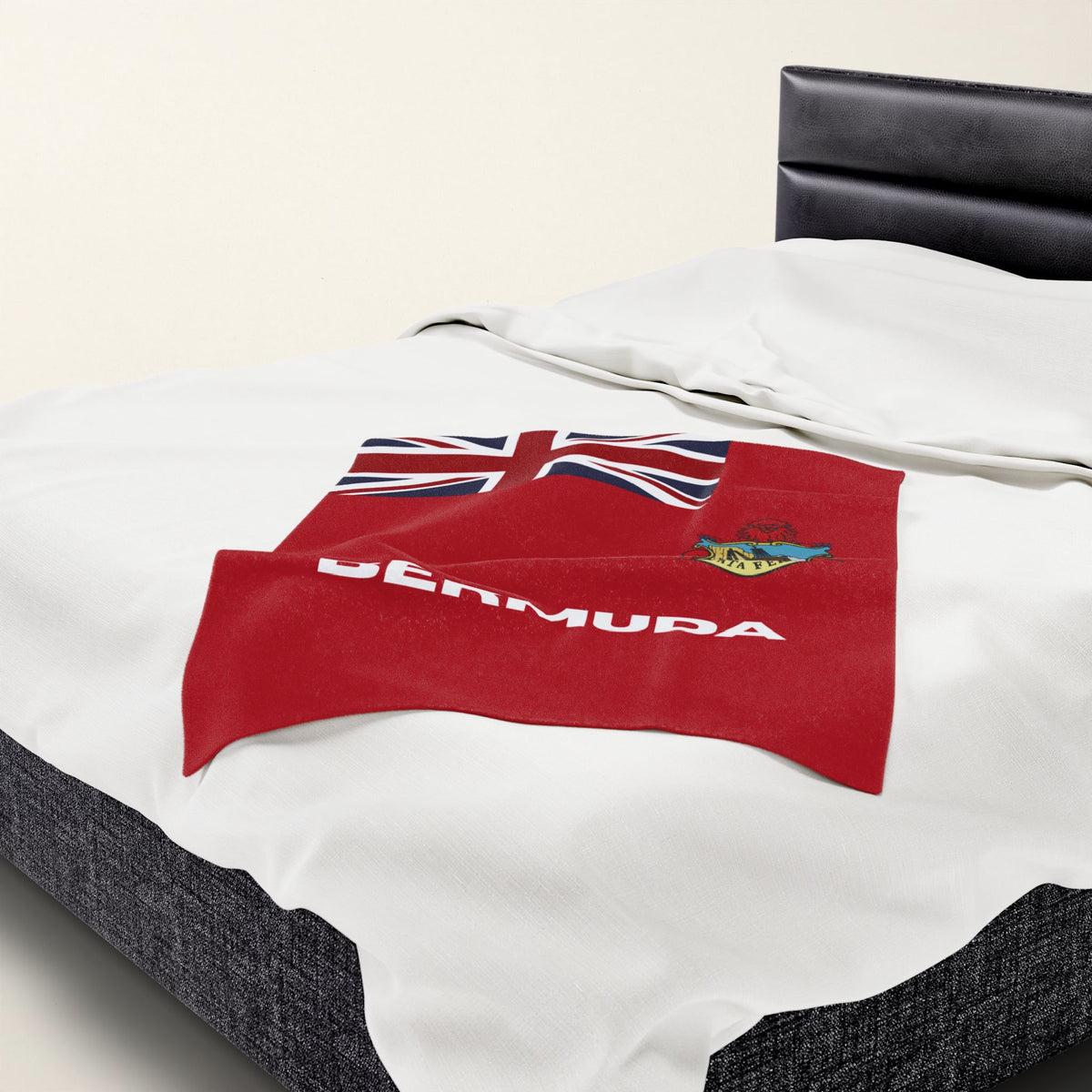 Bermuda Flag Velveteen Plush Blanket