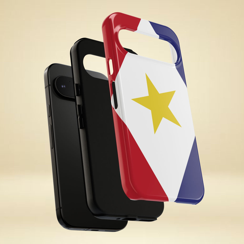 Saba Flag Tough Phone Case - Irie Blues Boutique